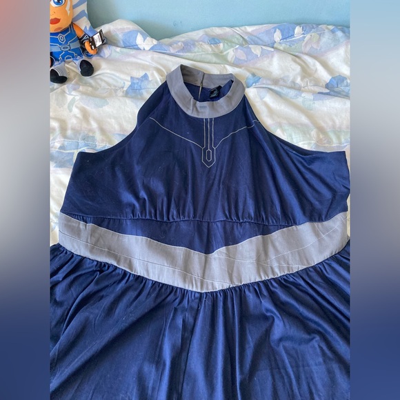 Her Universe Star Wars Ahsoka Tano Halter Dress Plus Size - Picture 4 of 8